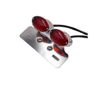 Feu arrière Stop Feu Arrière LED Universel Modifié pour Moto, Support De Plaque D'immatriculation, Feu Stop Arrière, Pièces D'équipement pour Moto