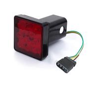 Feu arrière stroboscopique étanche à 12 LED, avec 12 LED, pour voiture, remorque ou camion, avec cache-attelage et feux de freinage rouges (DRL).