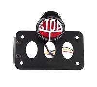 Feu arrière Universel pour Moto, Fixation latérale, Support de lampeside Mount License Plate Light Side Mount License Plate Light