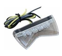 Feu arriere universel replay a leds space transparent (8 leds rouges-3 blanches) -homologue ce- n/a G