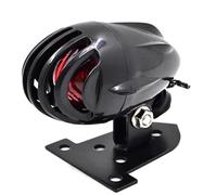 Feu arrière universel vintage, grille de frein, feu stop, compatible avec les motos rétro, Bobber, Dyna et Cafe Racer(Smoke)