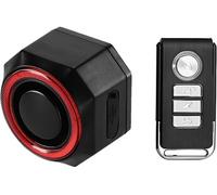 QUMOX SF33R Feu Arrière Vélo avec Alarme, Recharge USB-C, Feu Stop Intelligent, IP65 Étanche, Télécommande, Sirène Anti-Vol pour Vélo, VAE, Trottinette