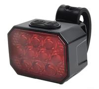 Feu Arrière Vélo LED 9 Modes Étanche IPX4 Feu Arrière Vélo LED | Rechargeable USB, 500mAh , étanche pluie, matériau ABS , pour avant puissant(Taillights)