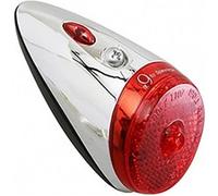 Feu arrière vintage pour vélo - SPANNINGA - NINE 9 Classic - Pile - Noir