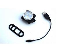 Feu Avant Arrière Étanche À 3 Led Pour Vélo, Lampe De Sécurité Pour Cyclisme, Randonnée, Camping