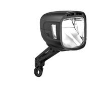 feu avant b&m IQ-XL E Highbeam 300 Lux, avec feu de route, noir mat, avec support