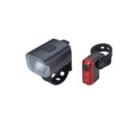 Feu avant BBB Cycling Combo BLS-143 Stud Strap + BLS-145 Salute Noir