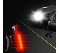 Feu Avant De Vélo En Alliage D'aluminium, Lampe De Poche Ultralégère, Rechargeable Par Usb