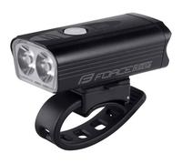 Feu Avant De Vélo - Force - Diver 900 Lm - Rechargeable Usb - Fixation Ceinture - Noir