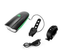 Feu Avant Étanche À Led Pour Vélo Avec Klaxon, Charge Usb, Éclairage De Sécurité Pour Cyclisme, Voyant D'avertissement, Accessoires