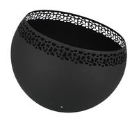 Feu Ball Noir 58cm Panier Stelle Coquille Terrasse Four Métal Stock Laser