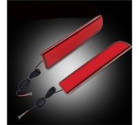 Feu Brouillard Pour Feux Arrière/freins Clignotants Feux Antibrouillard Arrière Réflecteurs Pare-chocs LED Pour Mitsubishi, Pour Lancer, Pour Evo X Pour Outlander(Red Lens)
