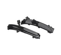 Feu Clignotant 2 Pièces LED Clignotant Flèche Rétroviseur Pour GOL G6 G7 G8 Pour FOX UP Pour POLO Pour Golf 4.5 Pour Vento Voyage Pour Saveiro CrossFox Indicateurs Latéraux(Dynamic Smoked black)
