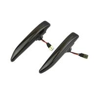 Feu Clignotant Feu Position Latéral Voiture 2 Pièces Feux Répétiteurs Dynamiques Clignotant LED Pour BMW Série 7 E65 E66 E67 E68 2001-2008 63137164757 Mirror Indicator Light(Smoked)