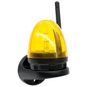 Feu Clignotant Lampe d'Avertissement Universel pour Motorisation Portail 12V-265V AC/DC Stroboscopique de Sécurité à LED Ambre Compatible avec Moteurs de Portail Coulissant Battant marque Schartec