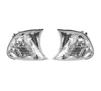 Feu Clignotant Pour E46 Pour BMW 323Ci 325Ci 328Ci 330Ci 1998-2001 2 Feux Signalisation Porte Lumière D'angle 63126904307 63126904308 63126904299 Indicateurs Latéraux(White L and R)