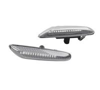 Feu Clignotant Rétroviseur Latéral Lot De 2 Clignotants Dynamiques À LED Rétroviseurs Latéraux Pour BMW E60 E61 E90 E91 E92 E93 E81 E82 E88 E46 X3 X1(Dynamic Crystal A)