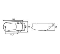 Feu clignotant supplémentaire HELLA 2BM 008 355-001