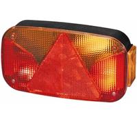 HELLA Feu arrière 2VP 998 232-301 12V montage vissé en saillie Droite Blanc/Rouge Fiche Schuko