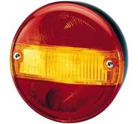 HELLA Feu arrière - Illumination - 24V / 12V - Montage en saillie/vissé - ECE/ADR/GGVS/non SAE - Couleur du voyant: rouge/jaune - Fiche: Fiche plate - gauche/droite - Quantité: 1 - 2SD 001 685-231