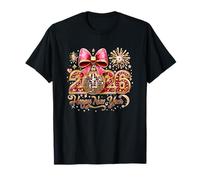 Feu d'artifice à Boule Disco Happy New Year 2026 T-Shirt