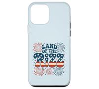 Feu d'artifice amusant du drapeau américain du 4 juillet Coque pour iPhone 12 mini