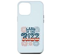 Feu d'artifice amusant du drapeau américain du 4 juillet Coque pour iPhone 12 Pro Max