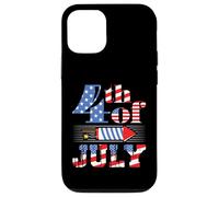 Feu d'artifice Patriotique du 4 Juillet USA Independence Day Coque pour iPhone 12/12 Pro