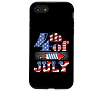 Feu d'artifice Patriotique du 4 Juillet USA Independence Day Coque pour iPhone SE (2020) / 7/8