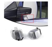 Feu d'avertissement clignotant de recul 2 Pièces Pour Ford Pour Transit Custom Gauche Droite Rétroviseur Latéral Clair Indicateur Lentille Côté 2012-2020 BK21-13B382-AB Pièces Extérieures Pièces détac