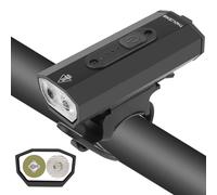 Feu De Bicyclette Rechargeable Usb 800lm T6 Led, 6 Modes, Feu Avant Étanche En Aluminium, Lampe Torche Noire