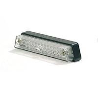 Feu de brouillard arrière à LED, verre transparent, marque E.