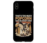 Feu de Camp Camping Randonnée Popcorn Lover Scout Fun Outdoor Coque pour iPhone XS Max