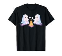 Feu de Camp fantôme pour rôtir des guimauves d'halloween T-Shirt