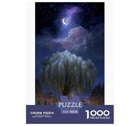 Feu de Camp Puzzle 3D en Papier 38x26cm/1000pcs, Arbre - Jeux Éducatifs & Relaxants, Décoration Unique, Cadeau pour Adultes/Enfants