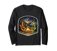 Feu de Camping Alien Funny Sasquatch Big-Foot Big Foot Nature Manche Longue