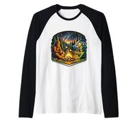 Feu de Camping Alien Funny Sasquatch Big-Foot Big Foot Nature Manche Raglan