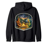 Feu de Camping Alien Funny Sasquatch Big-Foot Big Foot Nature Sweat à Capuche