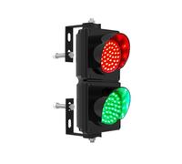 Feu De Circulation À LED 100 Mm/3,9 Pouces,indicateur De Signal Rouge Et Vert,tension 12 V/24 V/220 V,adapté À L'industrie, Aux Entrepôts Et Au Contrôle Du Trafic(12V)