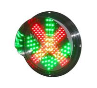 Feu De Circulation LED 300 Mm, Double Affichage Flèche Rouge Et Verte, DC 12 V, Étanche IP67, Adapté À Une Utilisation Industrielle En Extérieur, Entrepôts