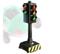 Feu de circulation pour - Grand jouet de signal ABS de 12,5 cm | Outil d'éducation de la sécurité routière | Écran d'apprentissage réaliste et lumineux | Panneau de signalisation électronique