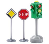 Feu de circulation pour - Grand jouet de signal ABS de 12,5 cm | Outil d'éducation de la sécurité routière | Écran d'apprentissage réaliste et lumineux | Panneau de signalisation électronique