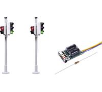 Feu de circulation Viessmann Modelltechnik 5095 H0 jeu de 2 avec feu de passage piéton kit prêt à lemploi 1 pc(s)