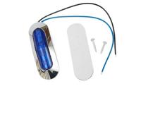 Feu de contour LED étanche Bleu IP65 Pendentif | Lumière bleue claire, non éblouissante, visibilité sûre, 4 LED Piranha, compatible 12-24 V