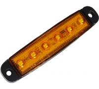 Feu de délimitation - Ledson - 3.8" - 9.6cm - Super fin - Ambre - 12V-24V