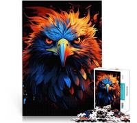 Feu de fierté de l'aigle américain Puzzles de 1000 pièces pour Adolescents Jouets Anti-Stress Jeu de défi Unique 38x26cm