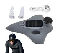 Feu de Frein Casque | Feux de Queue Avertissement Casque Rétroviseur, Accessoires d'Alerte avec Lumineux et Éclairage Léger pour Moto tout-terrain Aventure Conduite Scooter Nuit et VTT