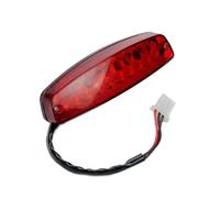 Feu De Freinage Arrière De Moto À LEd Feux De Stop Et Clignotants Feu Arrière De Moto Tout-terrain Arrière Frein(Black)