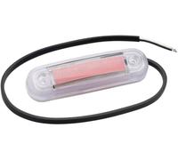Fristom Feu de gabarit arrière 90046 rouge transparent 12/24 V extrémités de câble ouvertes