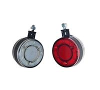 Feu de Gabarit et d'Encombrement LED 12V-24V Latéral Rouge Blanc Feu de Position sous Rétroviseur pour Camion Fourgon Agricole E12 Homologué